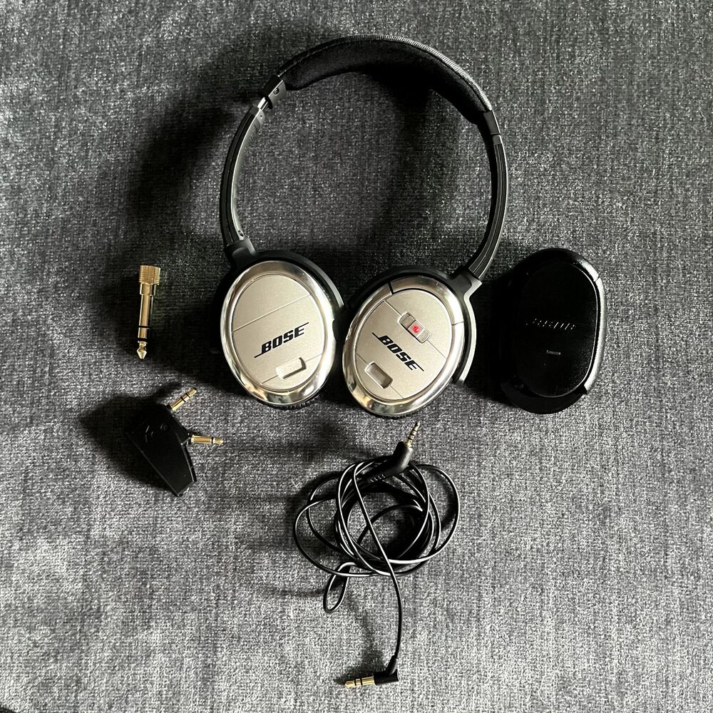Bose QuietComfort 3 QC-3 Acoustic Noise Cancelling Headphones New Earpads